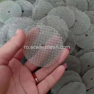 Ecran de plasă din sârmă rotundă din oțel inoxidabil pentru filtru